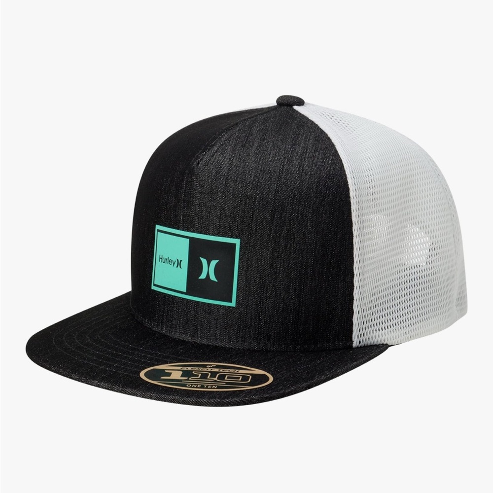Hurley Black and White Trucker Hat